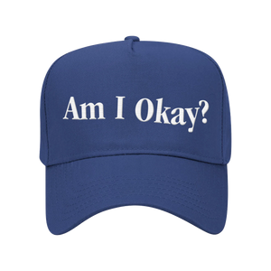 AM I OKAY Blue Album Hat