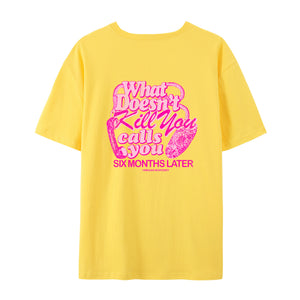6 Months Later Tee - Yellow